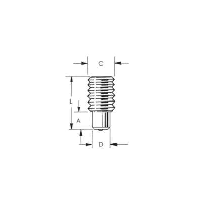 Threaded Reduced Base Weld Studs